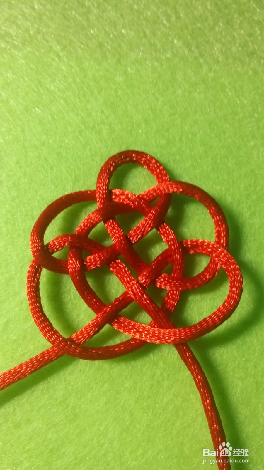 如何制作酢浆草结及梅花结