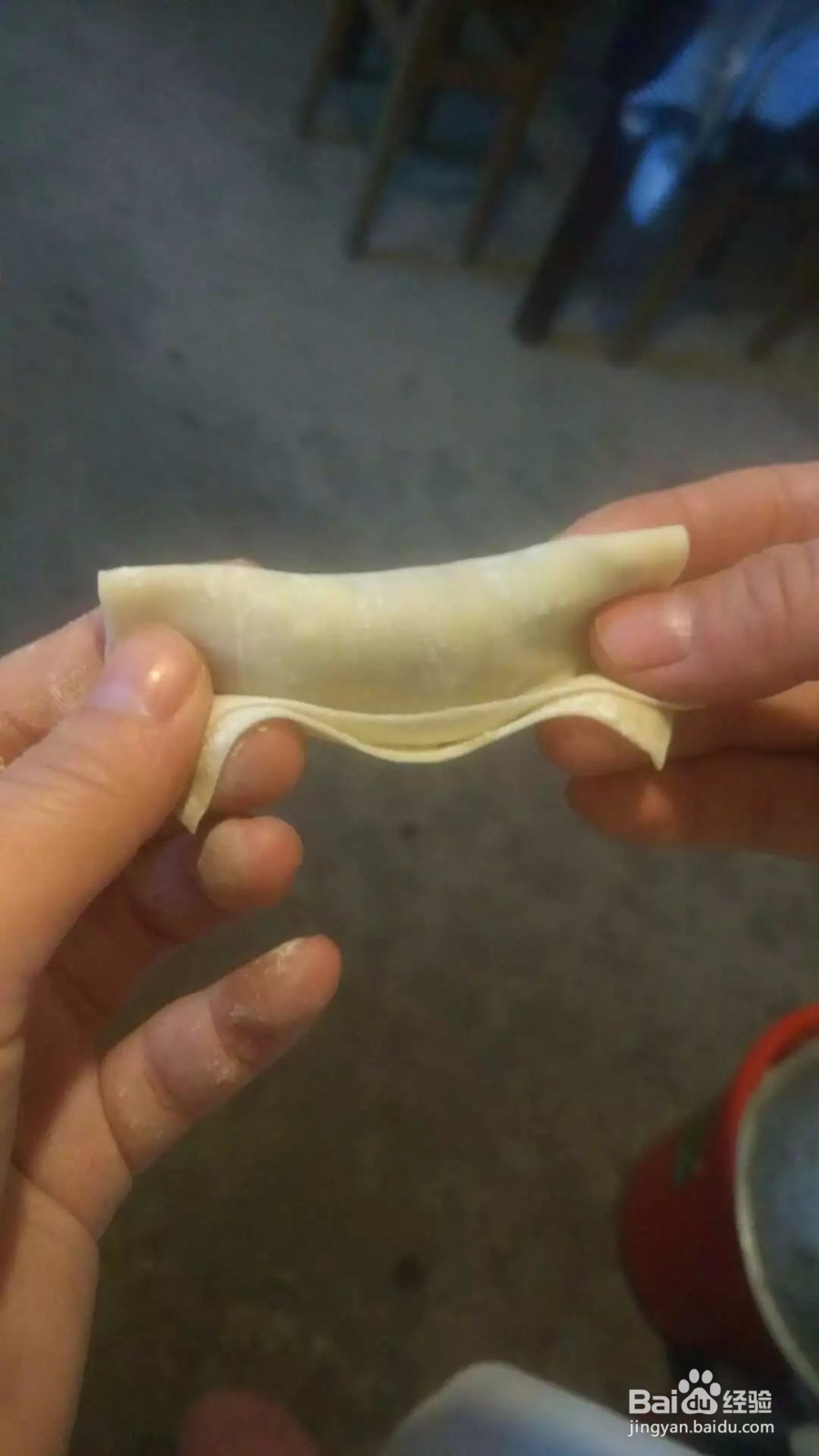 方皮饺子怎么包？