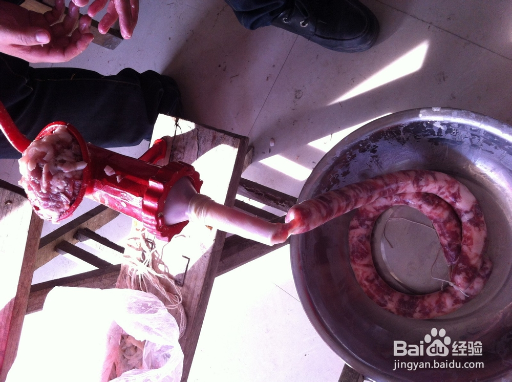 家庭自制美味香肠