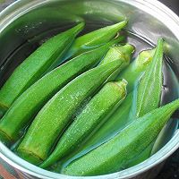 家常菜秋葵炒鸡蛋