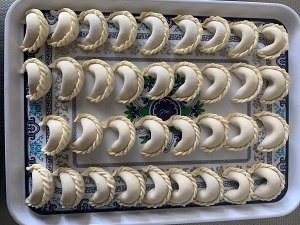 养生食补白菜猪肉饺子