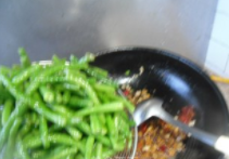 肉末煸炒四季豆
