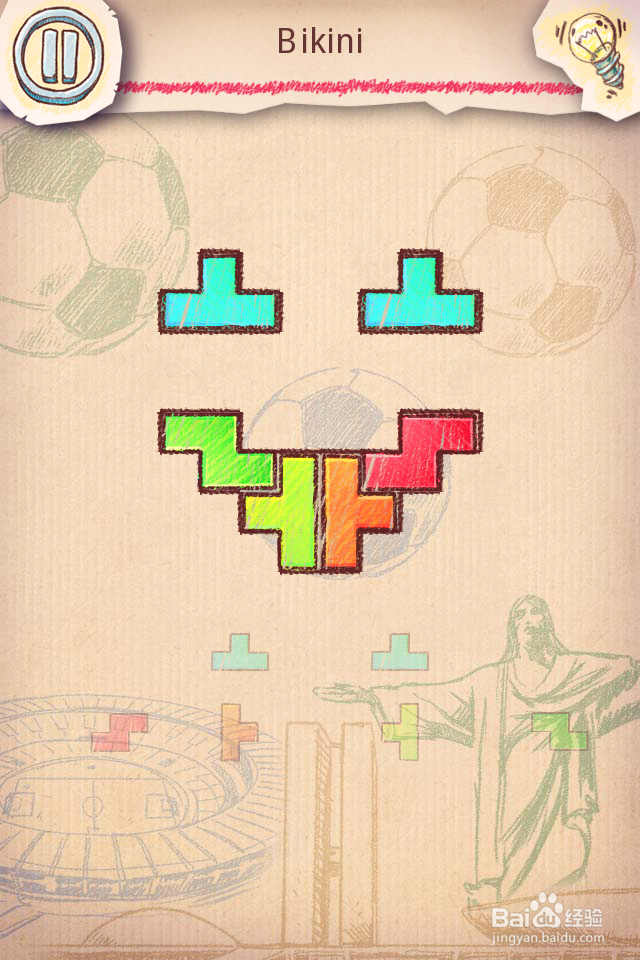 Doodle Fit2 攻略-11 Brazil 巴西