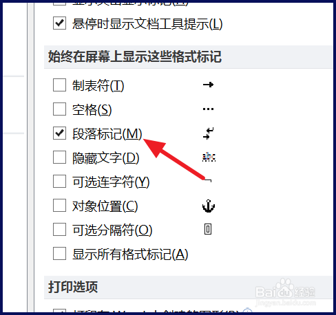 word2010怎么隐藏回车符号