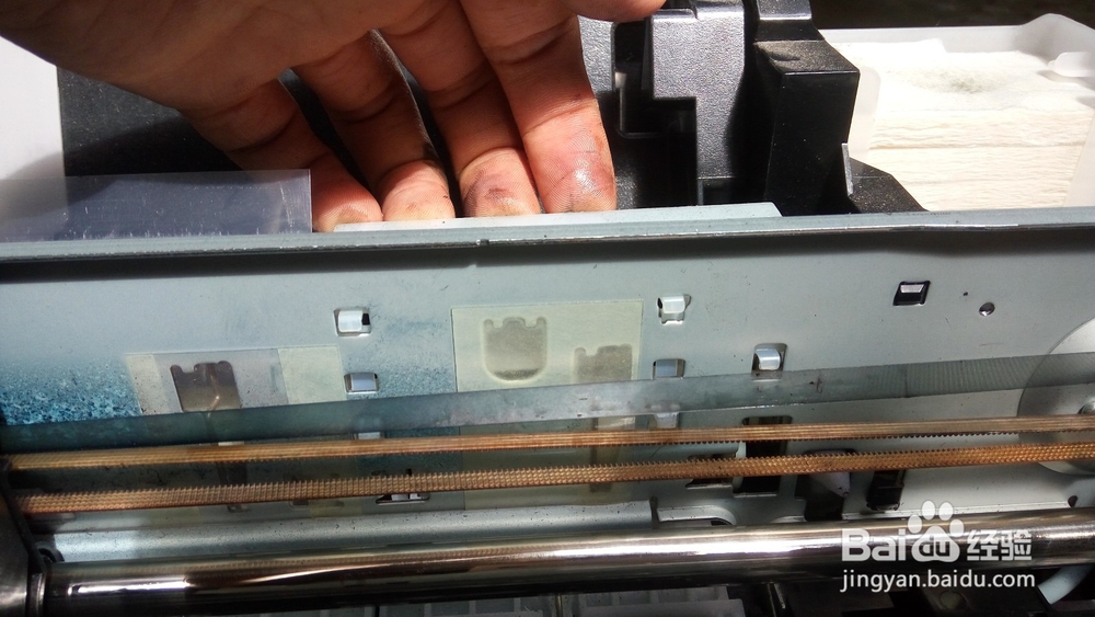 EPSON爱普生R330喷墨打印机进纸架拆解