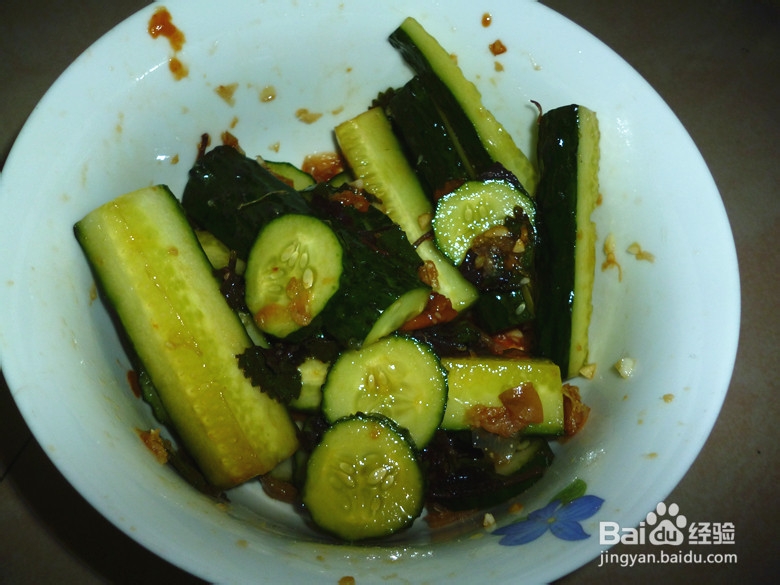 简单的夏季现吃凉菜：[1]【开胃】凉拌青瓜