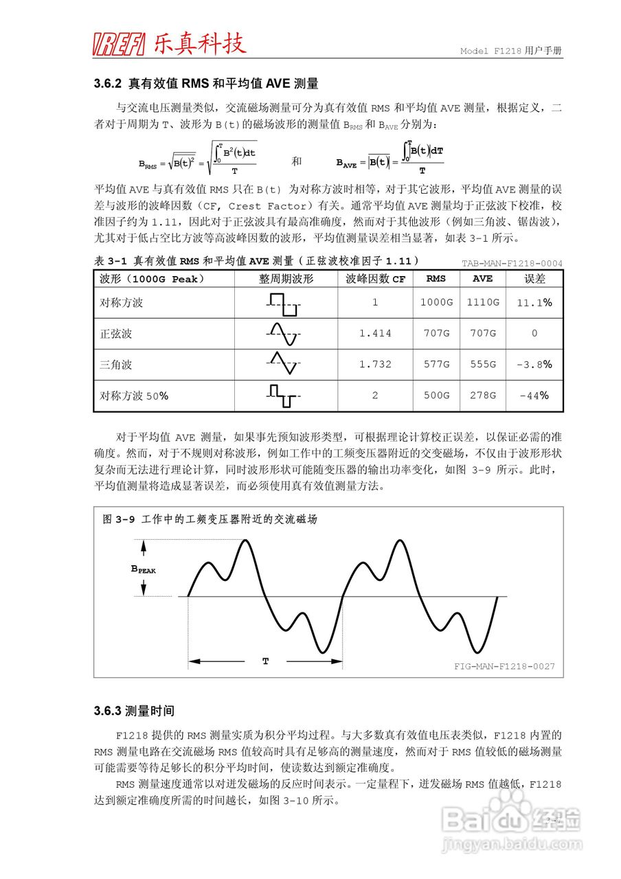 F1218程控高斯/特斯拉计使用说明书:[4]