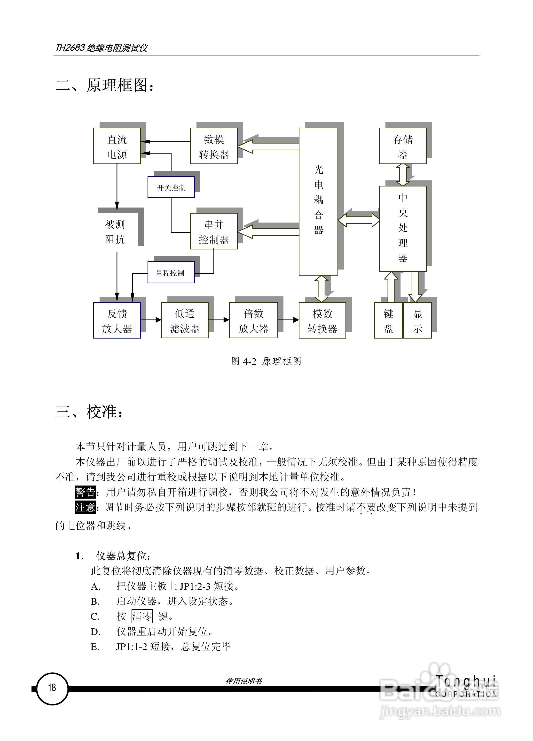 常州同惠TH2683绝缘电阻测试仪说明书:[2]