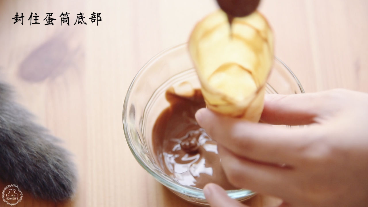 教你做媲美某根达斯的芒果冰淇淋蛋筒,心动吗?