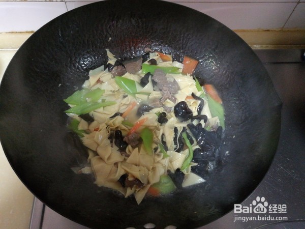牛肉炒干豆腐的烹饪方法