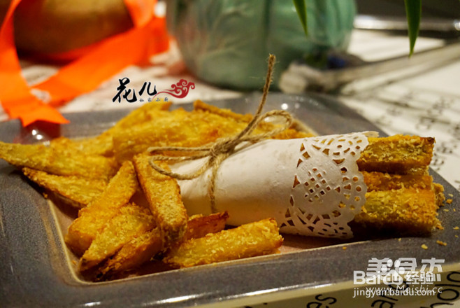 椰香红薯条的做法