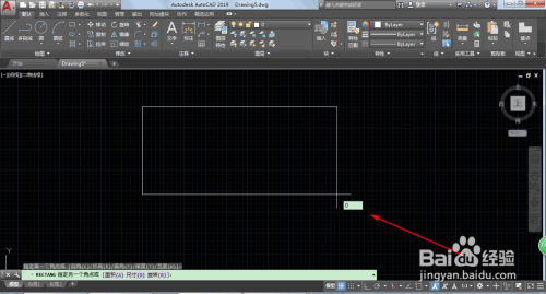 AutoCAD2019怎么画固定长度的矩形