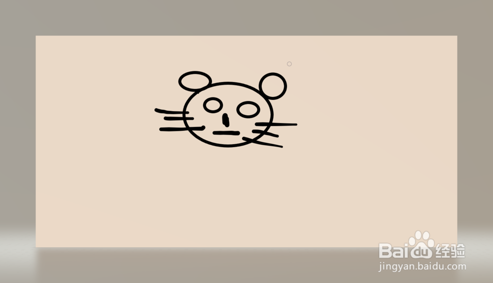 怎么画一只小脑斧呢（小老虎）