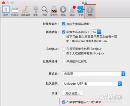 Mac如何打开safari开发模式