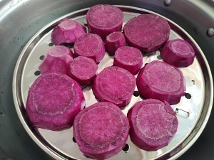 低脂奶香紫薯饼的做法