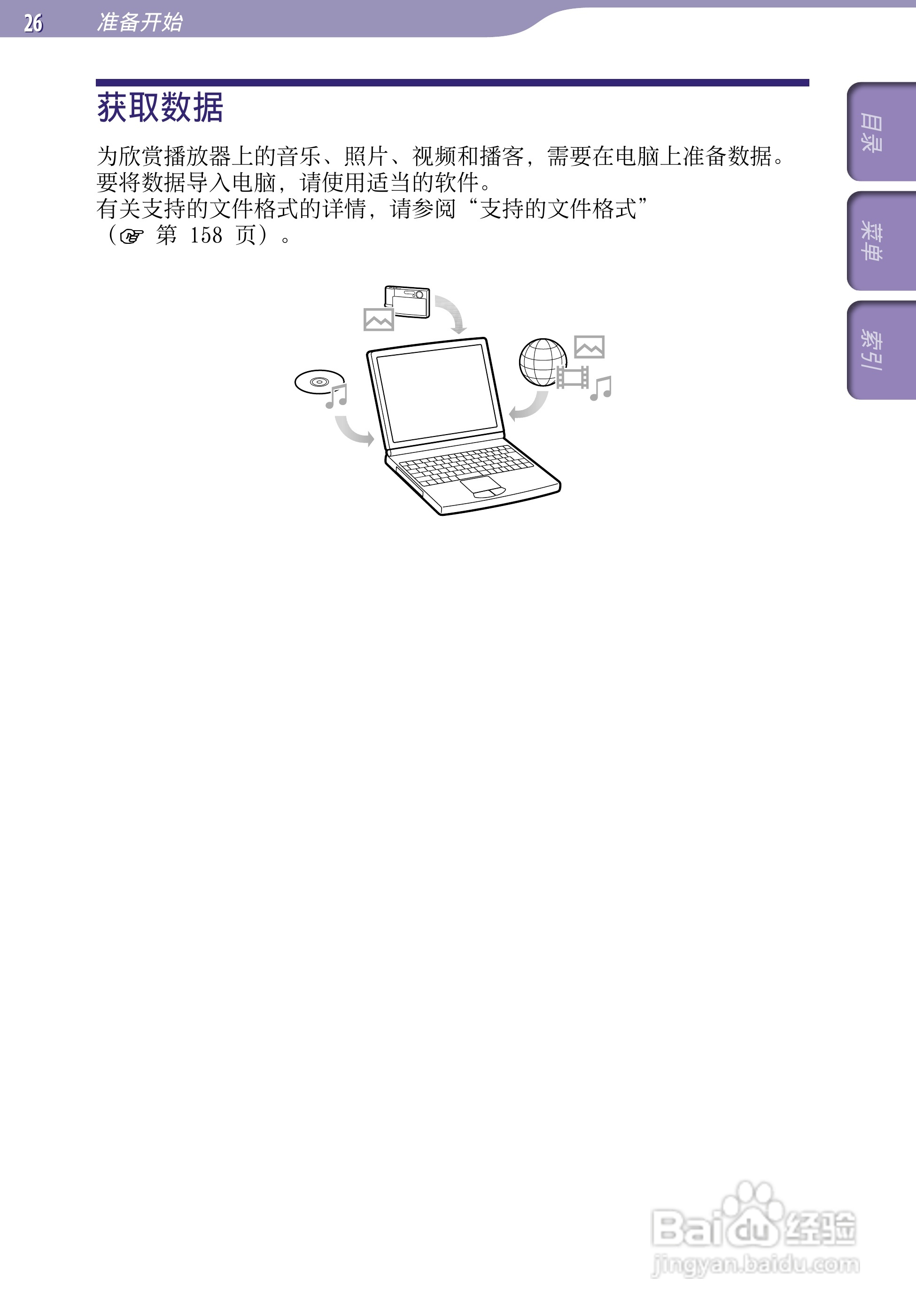 索尼NWZ-S639F MP3播放器使用说明书:[3]