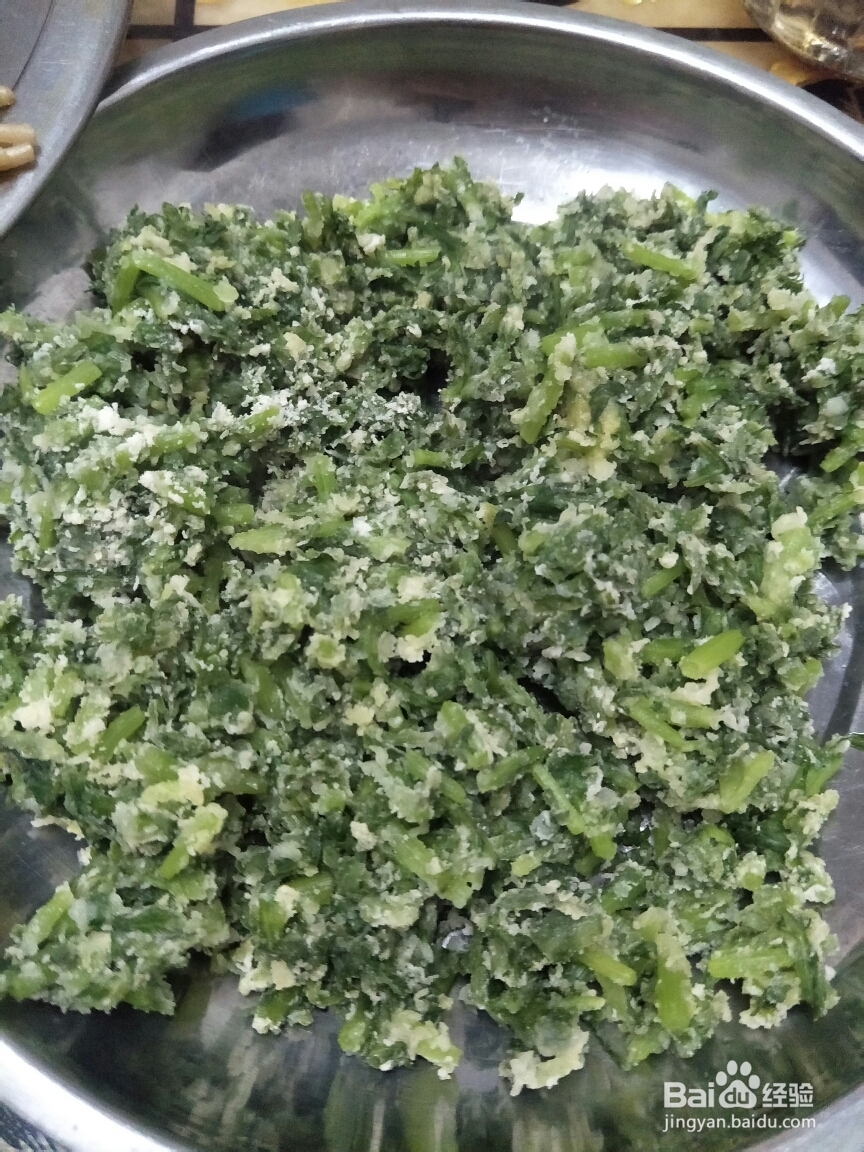 一次就会的粉蒸茼蒿