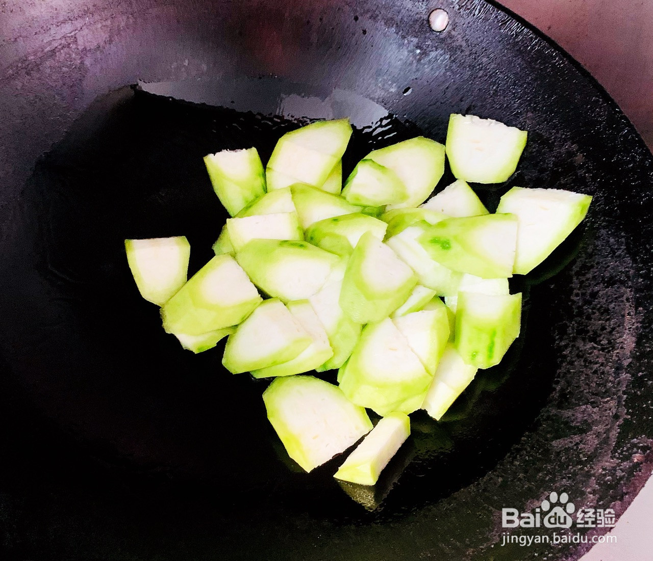 丝瓜炒腰花的做法