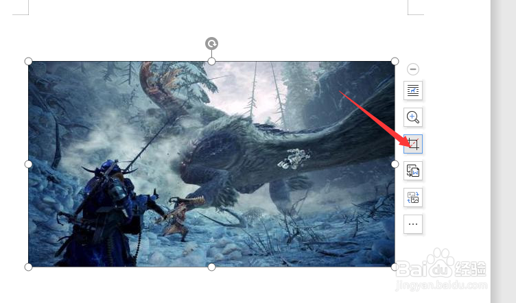 word中如何裁剪插入的图片