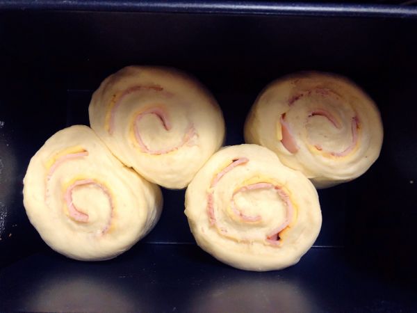 香葱芝士火腿吐司面包