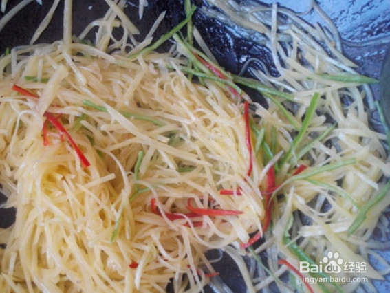 清炒土豆丝的做法