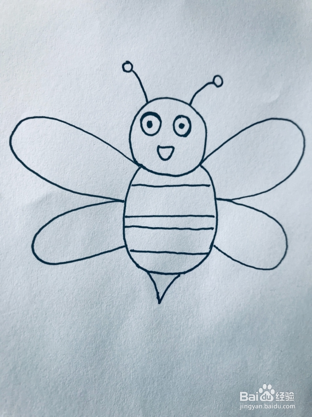 简笔画小蜜蜂