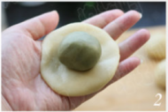 美味小吃抹茶绿豆酥的做法