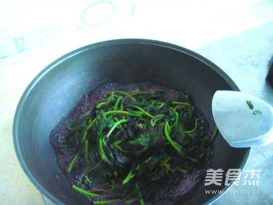 蒜蓉苋菜的做法