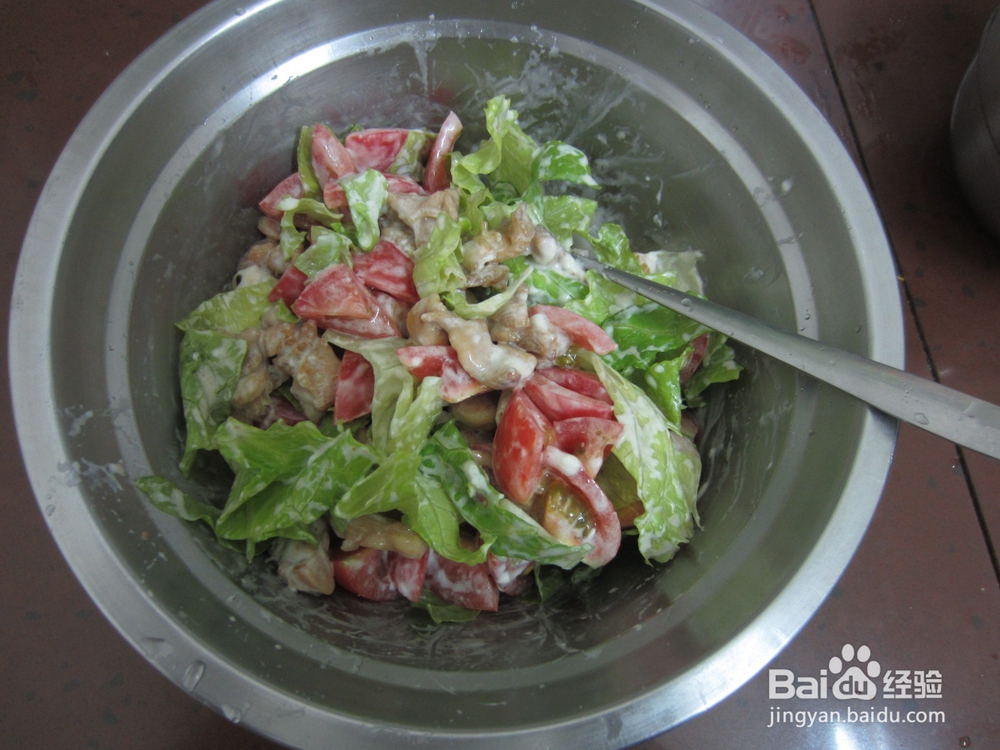 减脂鸡肉沙拉