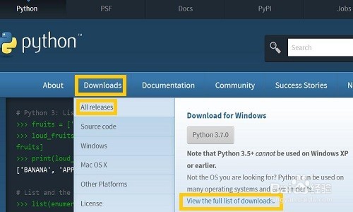 Python：Windows上安装Python