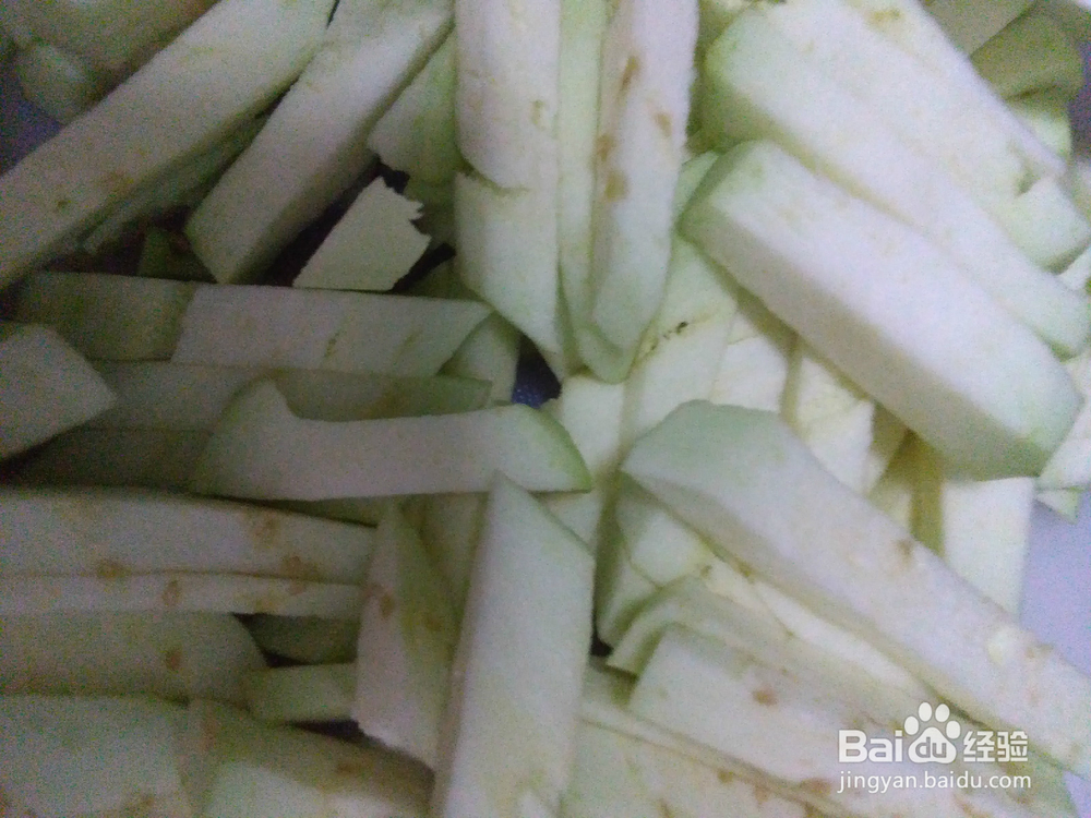 健康美食蒜末炒茄子