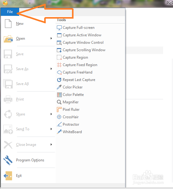 PicPick 如何设置成中文