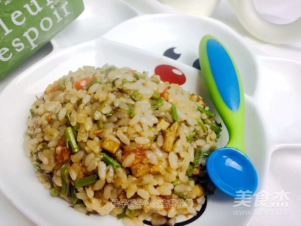 香椿炒饭的做法