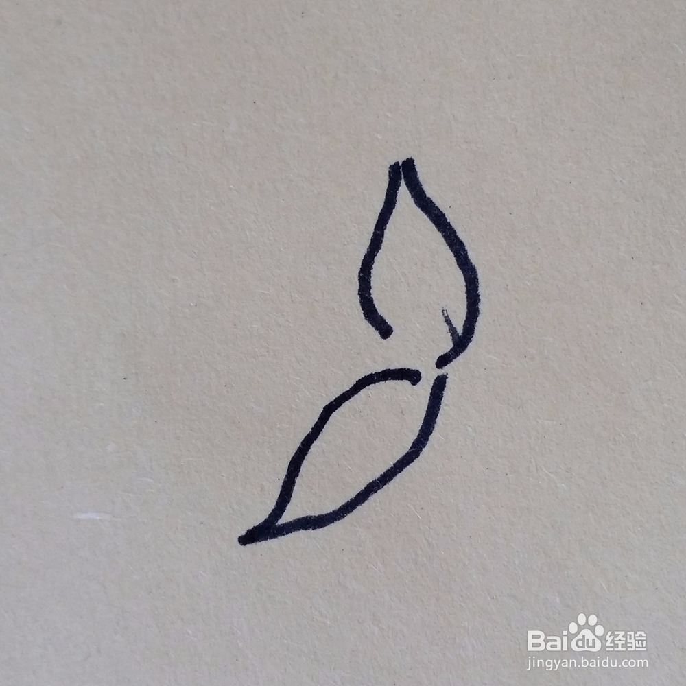 小小蘑菇房子简笔画画法