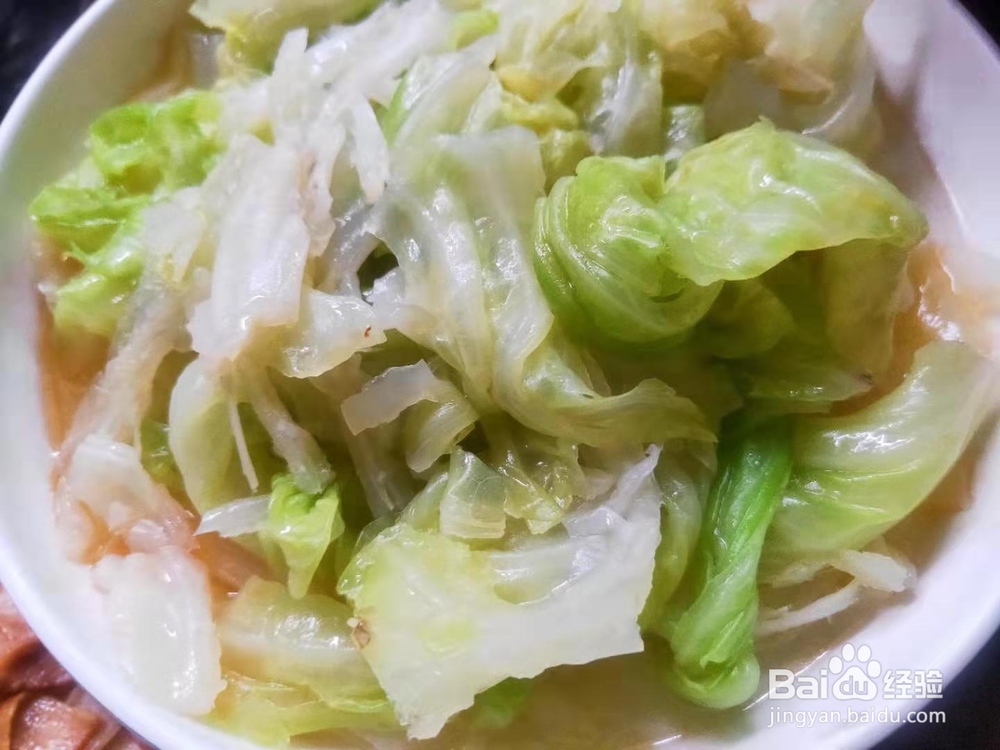 香油包菜---便秘小菜谱