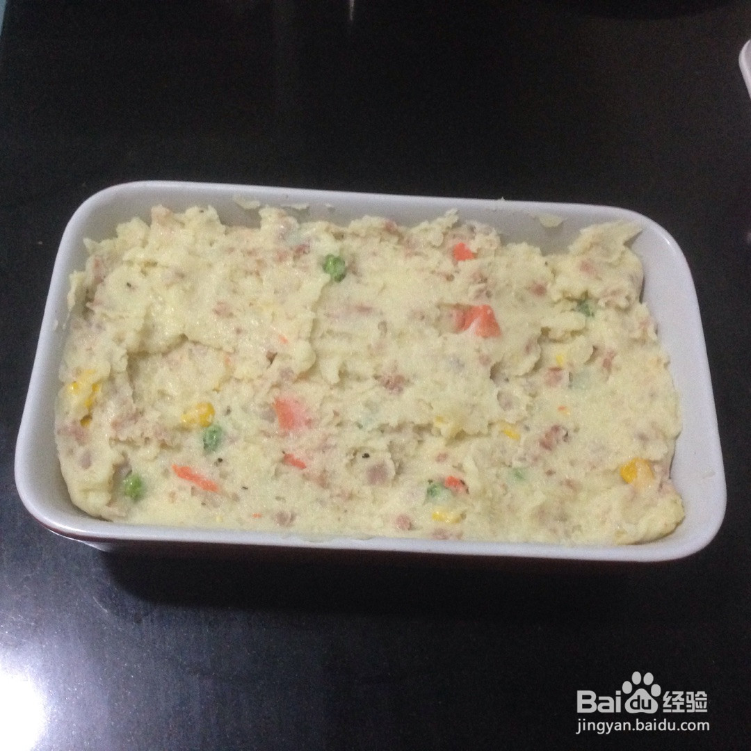 芝士培根焗土豆泥的做法