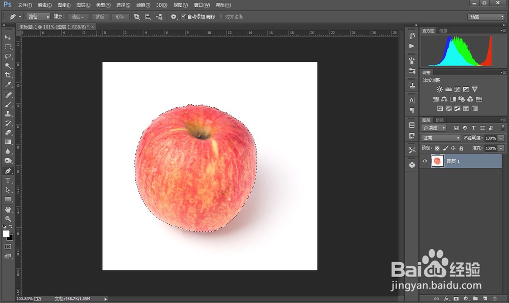 Photoshop如何用钢笔工具抠图