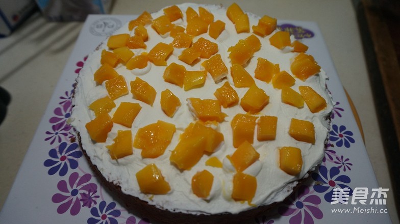 小清新奶油裱花蛋糕