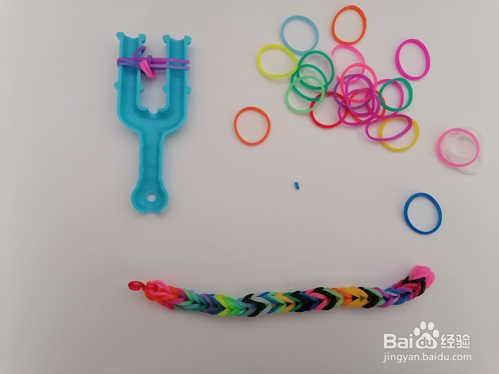 怎么用皮筋编手链