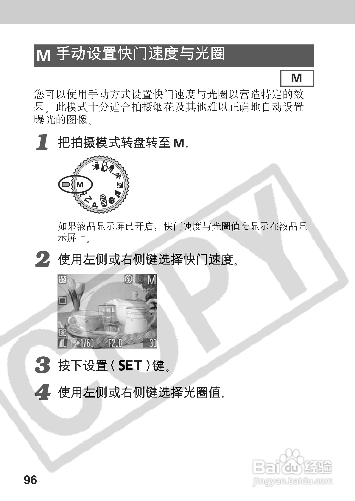 佳能PowerShot A70数码相机使用说明书:[10]