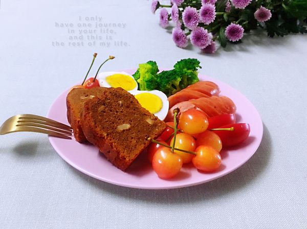 咖啡酒奶酪坚果磅蛋糕