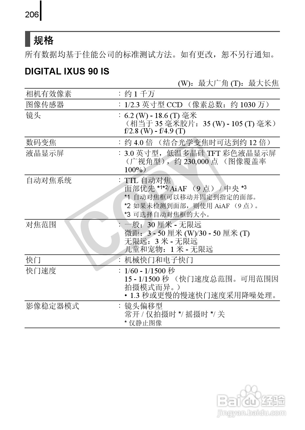 佳能DIGITAL IXUS 90 IS数码相机使用说明书:[21]