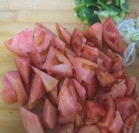 番茄鸡蛋炒花菜的做法