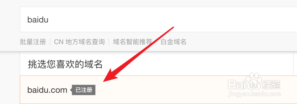 如何知道一个域名是否存在