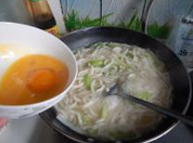 #美食#丝瓜鸡蛋乌冬面做法