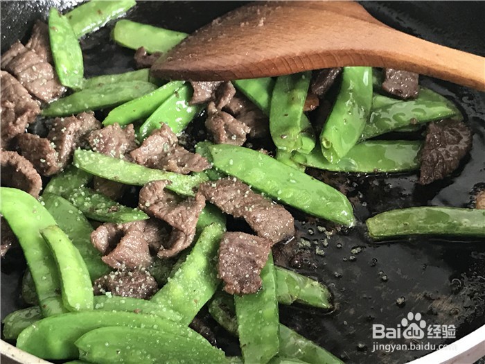 牛霖炒荷兰豆的做法
