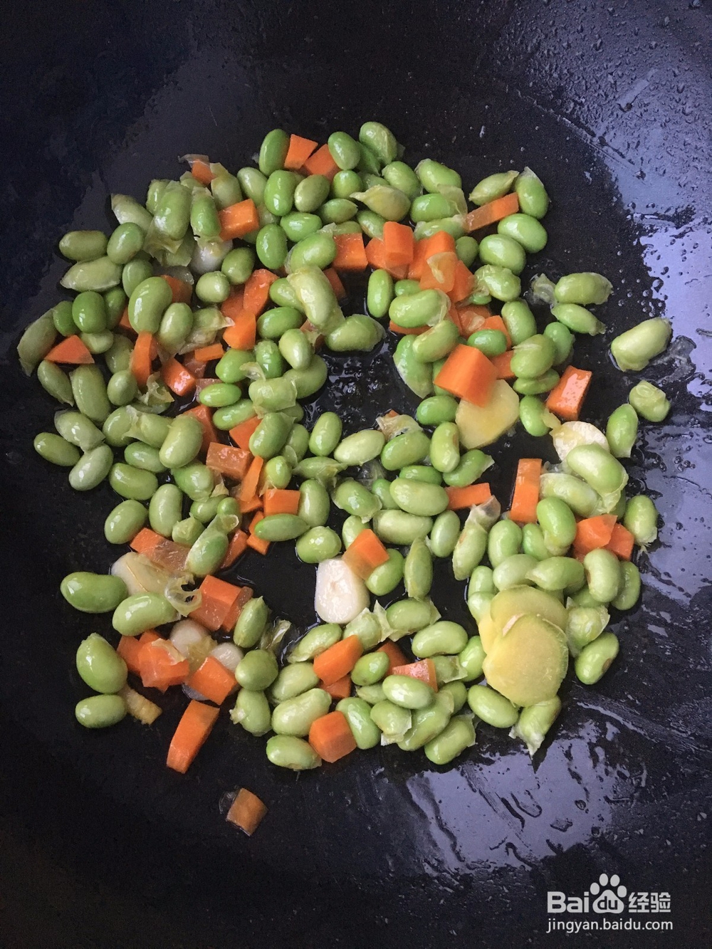 青椒炒毛豆怎么做？