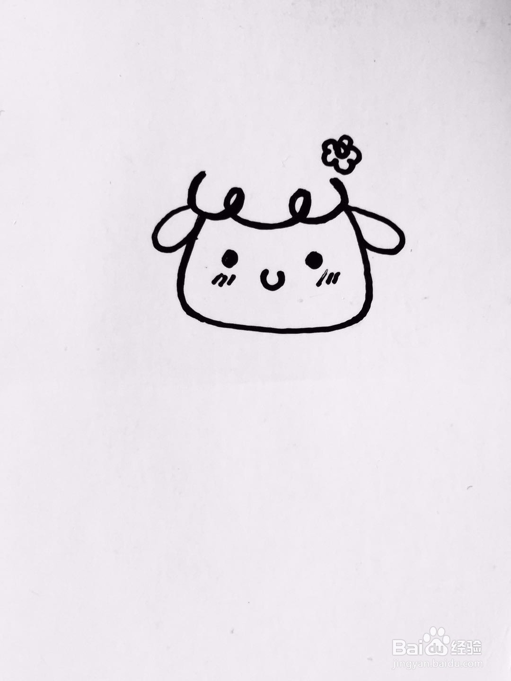 茉莉手绘之萌系绵羊