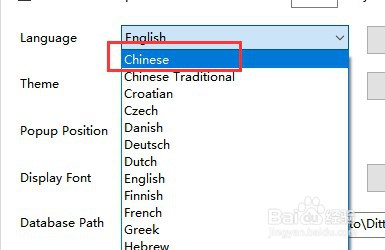 Ditto软件如何设置中文界面