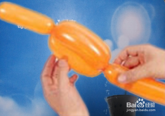 魔术气球教程：[4]三泡结的制作